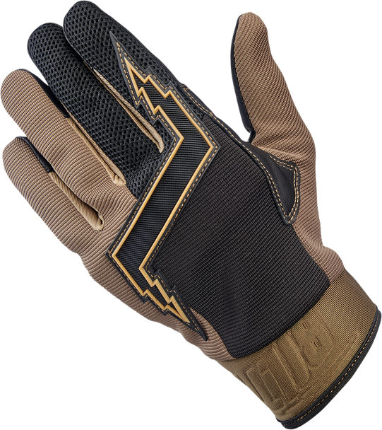 BILTWELL Baja Gloves - Chocolate/Black - Small 1508-0201-302