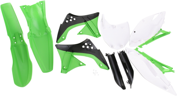 ACERBIS Full Replacement Body Kit - Green/White/Black - KX450F 2198060145