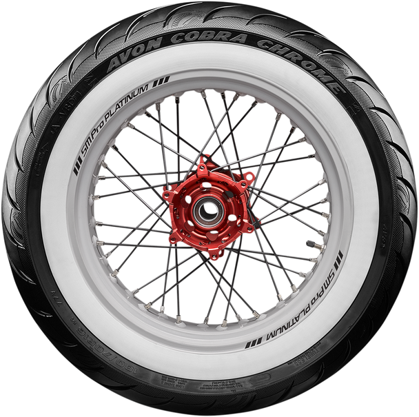 AVON Tire - AV91 - Front - 150/80R16 - Whitewall - (71V) 4120017