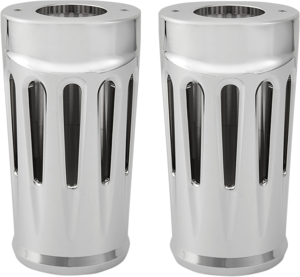 ARLEN NESS Deep Cut Fork Boot Covers - Chrome - FL 20-032