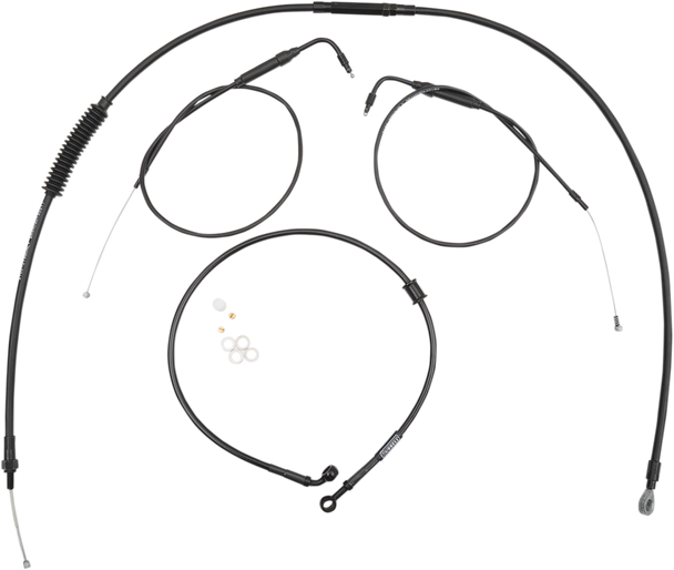 BURLY BRAND Handlebar Cable And Brake Line Kit - Clubman Handlebars B30-1098