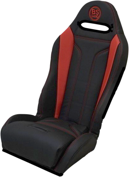 BS SANDS Performance Seat - Double T - Black/Red PBURDDT20