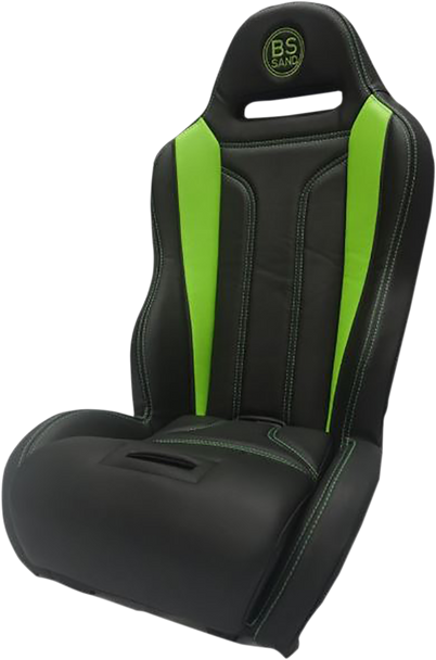 BS SANDS Performance Seat - Double T - Black/Green PBUBLDTKW