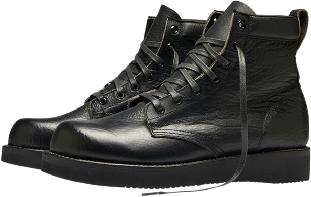 BROKEN HOMME James Boots - Wide - Black - Size 15 FB12002-W-15