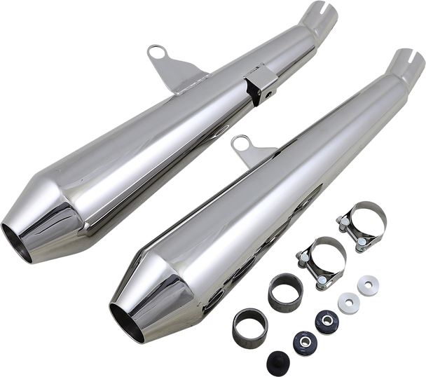 BRITISH CUSTOMS Mufflers - Polished BC902-101-V2-P