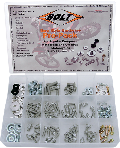 BOLT European Pro Pack 145 Piece 2004-EUPP