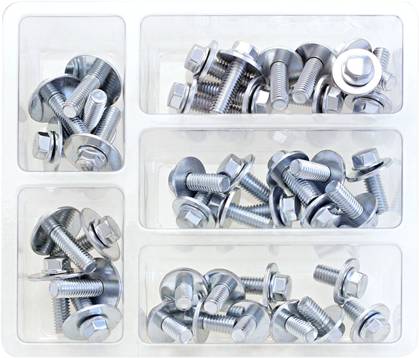 BOLT Flange Bolt Assortment SV-M6SEMS