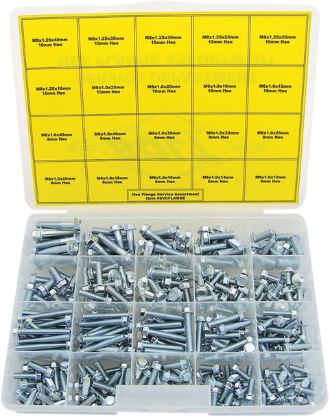 BOLT Flange Bolt Assortment 352-Piece SVCFLANGE