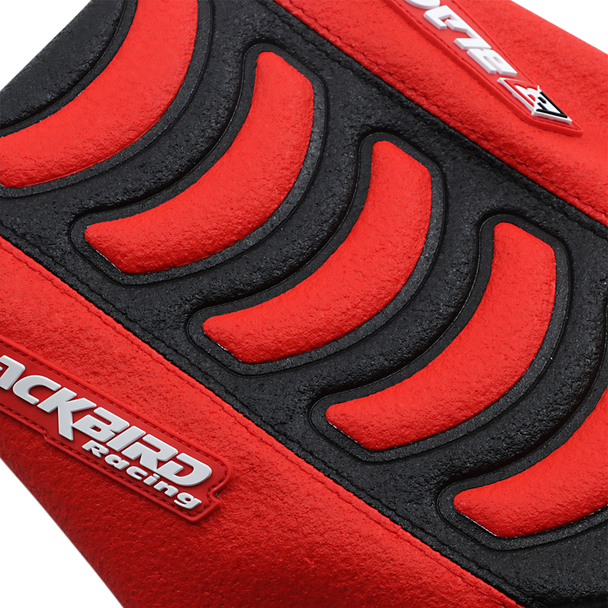 BLACKBIRD RACING Double Grip 3 Seat Cover - Black/Red - CRF 1147HUS