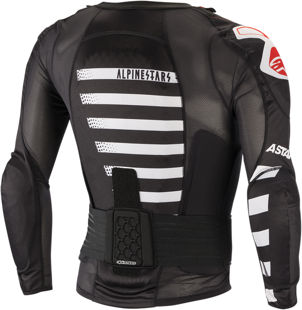 ALPINESTARS Sequence Protection Jacket - Long Sleeve - Black/White/Red - 2XL 6505619-123-XXL