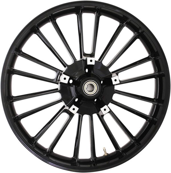 COASTAL MOTO Front Wheel - Atlantic - Single Disc/No ABS - Solid Black - 21"x3.50" - '00-'07 FL 3D-ATL213SB07