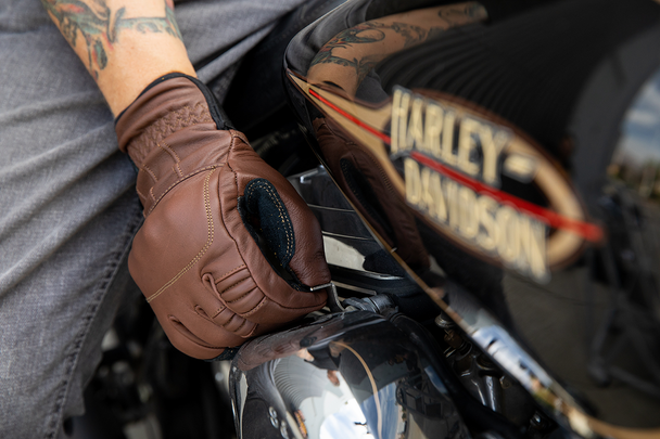 BILTWELL Belden Gloves - Chocolate - Medium 1505-0201-303