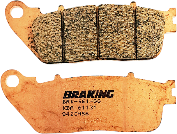 BRAKING CM56 Brake Pads - Honda 942CM56