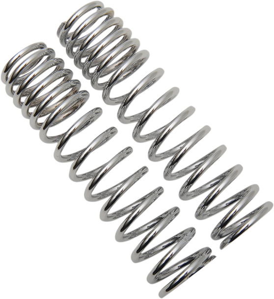 PROGRESSIVE SUSPENSION Shock Springs - 12-Series - Chrome - 105-150 lb/in 03-1368C