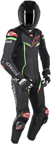 ALPINESTARS GP Pro v2 1-Piece Suit - Black/Green - US 36 / EU 46 3155019-1062-46