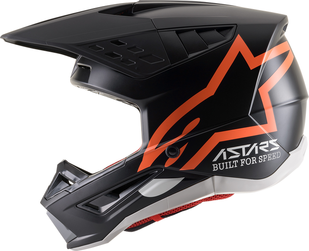 ALPINESTARS SM5 Helmet - Compass - Matte Black/Orange Fluo - XS 8303321-1149-XS