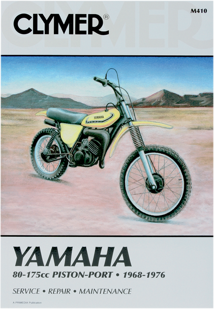 CLYMER Manual - Yamaha 80-175 Piston-Port M410