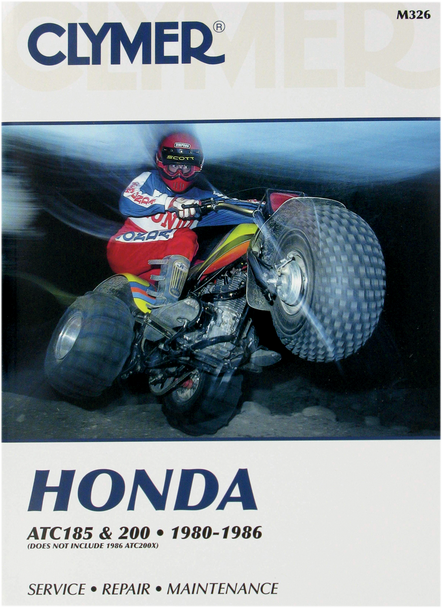 CLYMER Manual - Honda ATC 185/200 M326