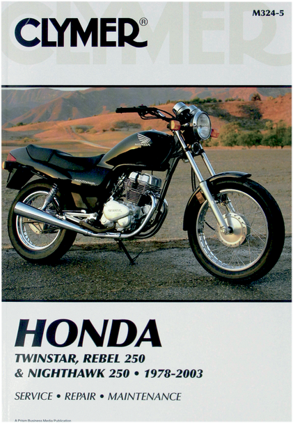 CLYMER Manual - Honda Rebel 250 M324-5