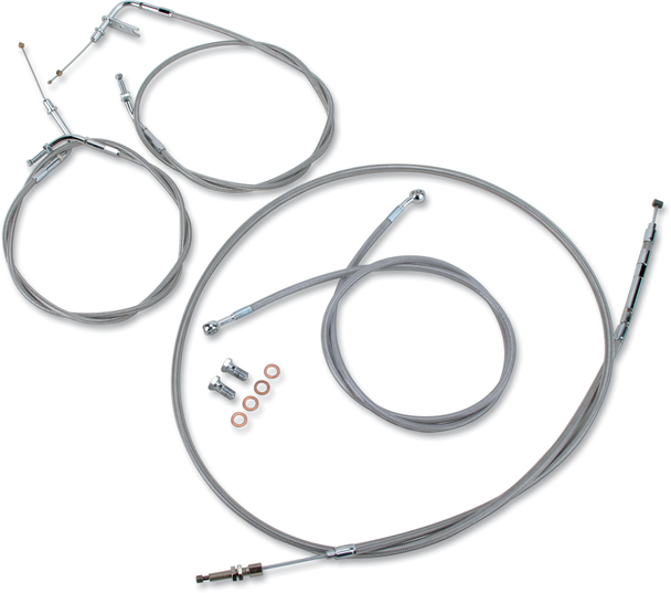 BARON Cable Line Kit - 15" - 17" - XVS950 - Stainless Steel BA-80950KT-16