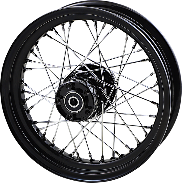 DRAG SPECIALTIES Rear Wheel - Single Disc/No ABS - Black - 16"x3.00" 71871NB
