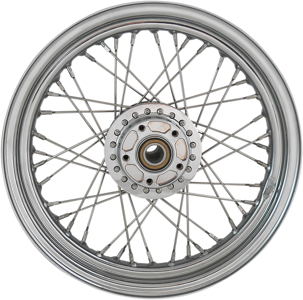 DRAG SPECIALTIES Front Wheel - Single Disc/ABS - Chrome - 16"x3.00" - '14+ 1200C/1200X 64551