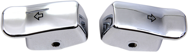 DRAG SPECIALTIES Turn Signal Switch Extension Caps - '11-'17 - Chrome 77447C
