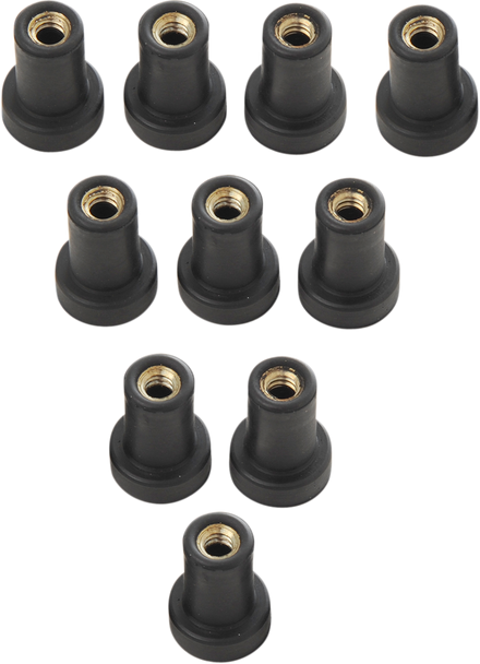 DRAG SPECIALTIES Nut Well (8098)10-24 10Pk 62307