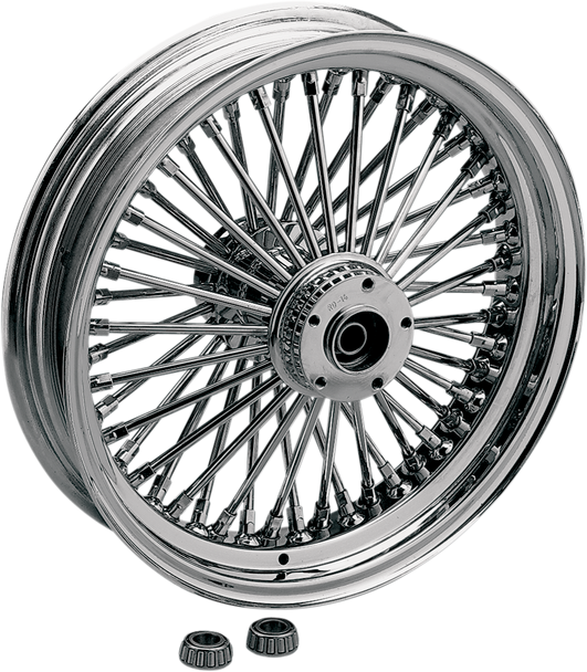 DRAG SPECIALTIES Front Wheel - Single Disc/No ABS - Chrome - 21"x2.15" 04225-2028S