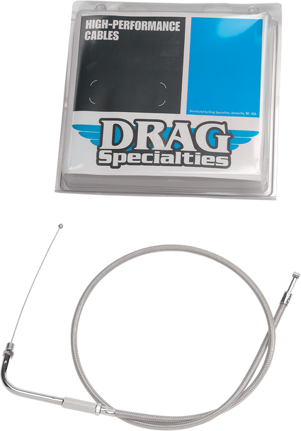DRAG SPECIALTIES Idle Cable - 42-1/2" - Braided 5340700B