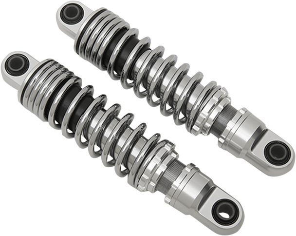 DRAG SHOCKS Premium Ride-Height Adjustable Shocks - Chrome - Standard - 12" C16-0156A