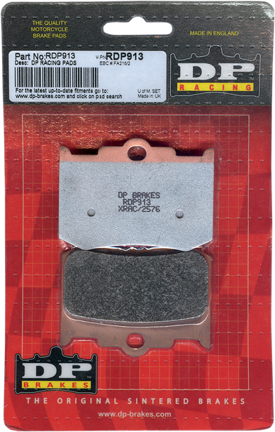 DP BRAKES Sintered Brake Pads - 4-Piston Caliper RDP913