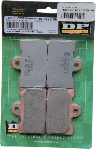 DP BRAKES Sintered Metal Brake Pads - Buell - SDP993HH SDP993HH