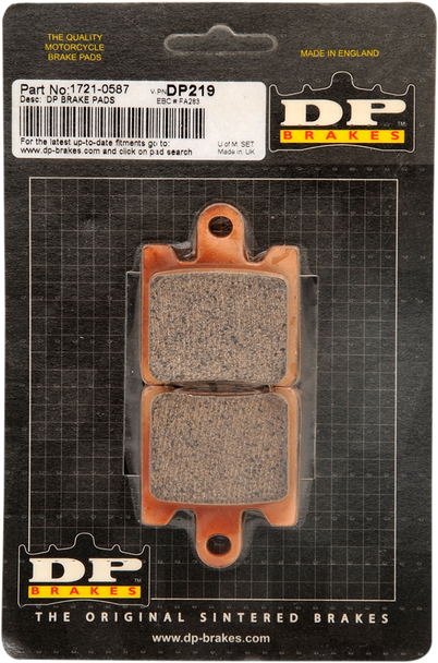 DP BRAKES Standard Brake Pads - Burgman DP219