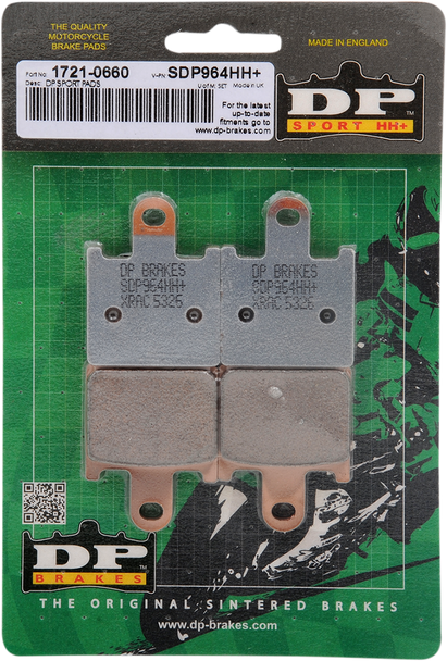 DP BRAKES Sintered Brake Pads - Kawasaki SDP964