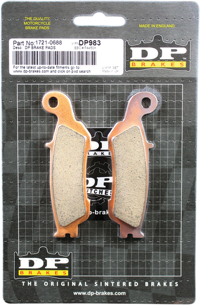 DP BRAKES Standard Brake Pads - Yamaha YZ DP983