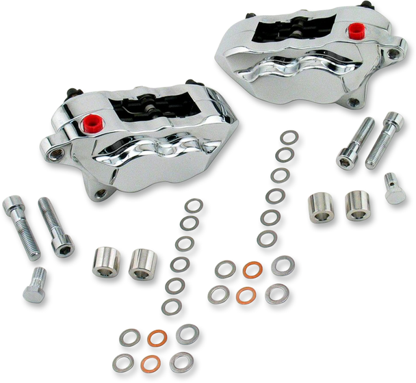 HAWG HALTERS 4-Piston Front Caliper - Dual Disc FKDDCC551