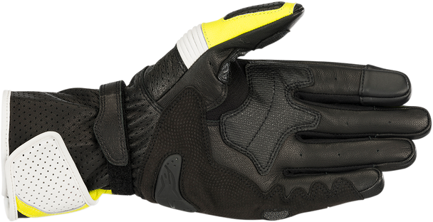 ALPINESTARS SP-1 V2 Gloves - Black/White/Yellow - 3XL 3558119-125-3XL