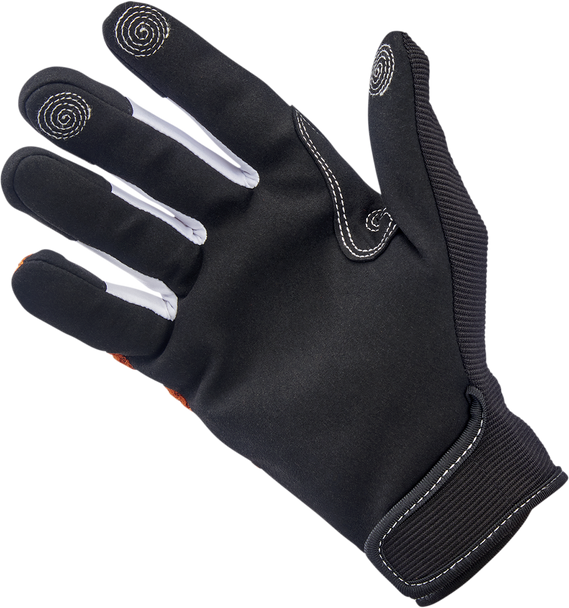 BILTWELL Anza Gloves - Orange/Black - Small 1507-0601-002