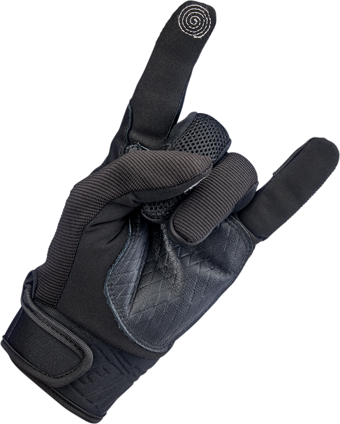 BILTWELL Baja Gloves - Black - 2XL 1508-0101-306