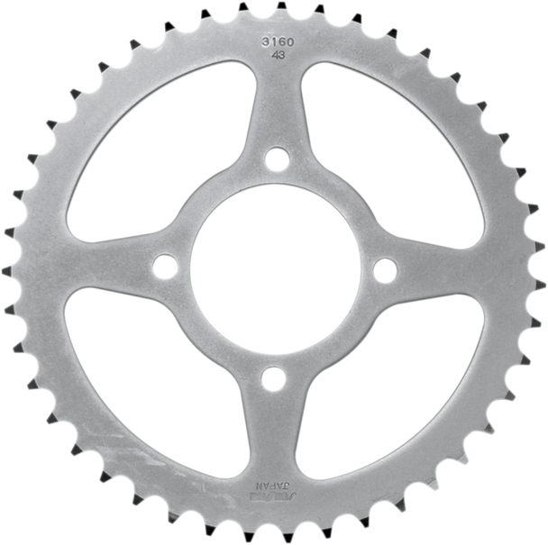 SUNSTAR SPROCKETS Rear Sprocket - 43-Tooth  - Kawasaki 2-316043