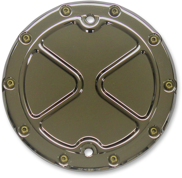 CARL BROUHARD DESIGNS Bomber Derby Cover - Chrome BS-DBIS-C