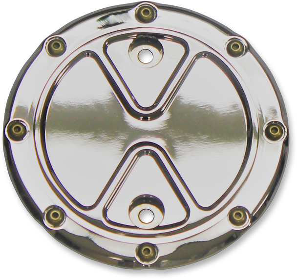 CARL BROUHARD DESIGNS Stator Cover - Bomber - Chrome - Indian BS-SCIS-C