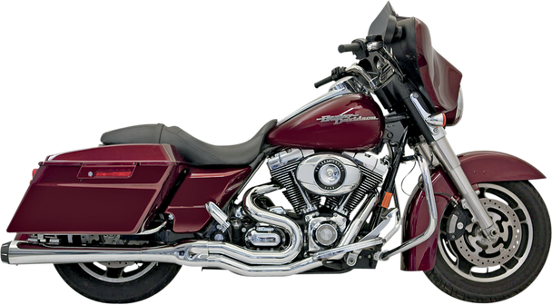 BASSANI XHAUST Megapower 2:1 Exhaust -  1-3/4" to 1-7/8" to 2" - Chrome FLH-767