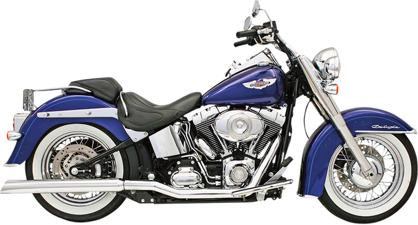 BASSANI XHAUST Tru Dual Exhaust - '86-'06 Softail SFT-211