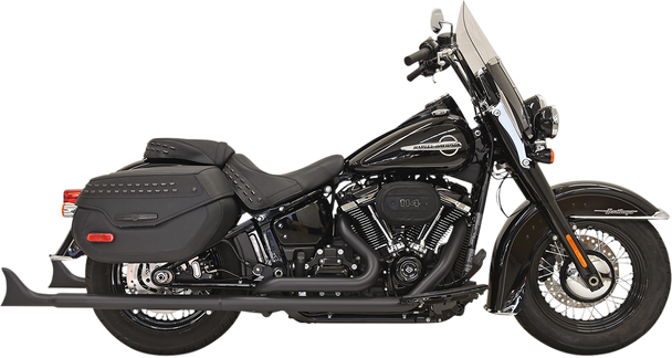 BASSANI XHAUST Fishtail Exhaust with Baffle - 33" 1S96EB33