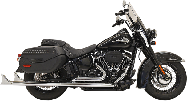 BASSANI XHAUST Fishtail Exhaust with Baffle - 33" 1S96E-33
