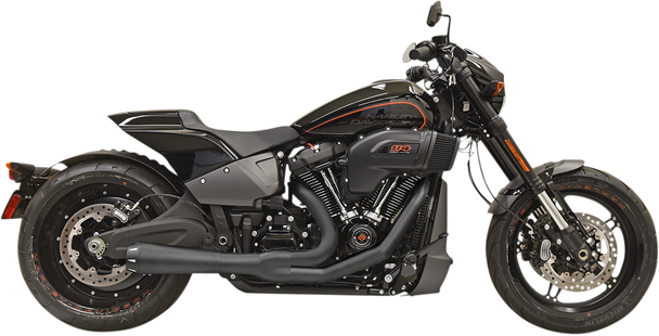 BASSANI XHAUST 2:1 Exhaust - Black 1S94RB