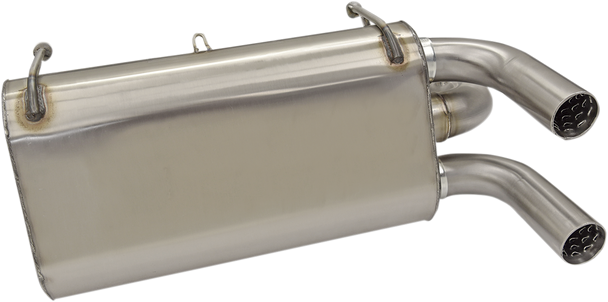 BASSANI XHAUST Muffler - Stainless Steel - RZR XP 1000 6R1017