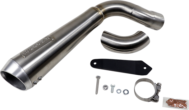 BASSANI XHAUST 4" Muffler with Cat - High Mount 8F327SS